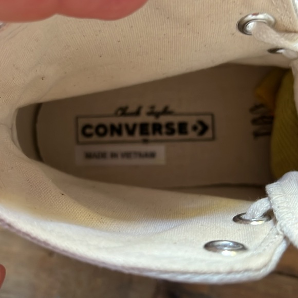 Converse Chuck Taylor all star gray lifted platform EUC like new. Men 5 Women 7 - Picture 8 of 9